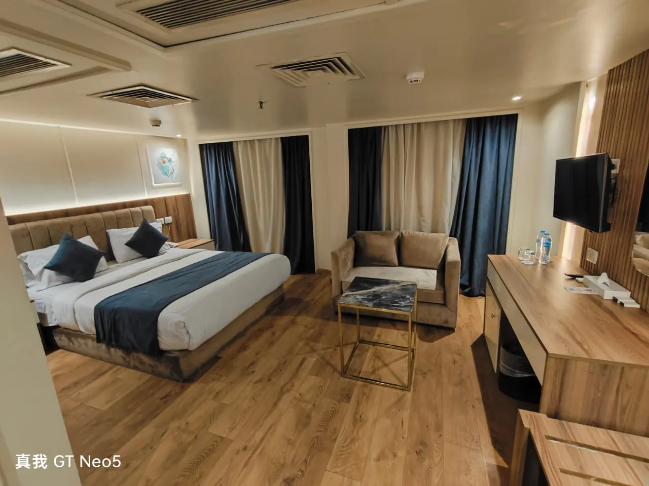Cabin aboard the Royal Beau Rivage Nile cruise
